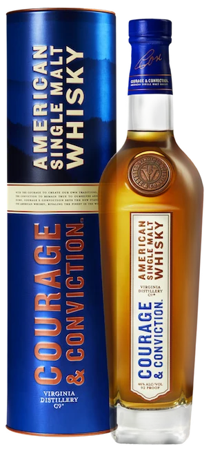 Buy Virginia Whiskey American Single Malt Courage & Conviction online at whiskeyshipped.com and have it shipped to your door nationwide.