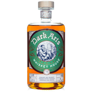 Dark Arts Whiskey House Straight Rye Whiskey Amburana Oak Staves (750ml)