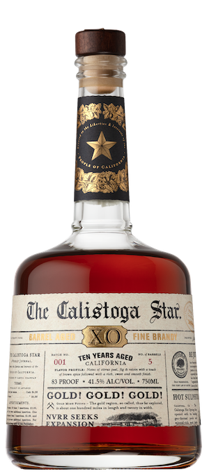 Buy The Calistoga Star Barrel Aged 10 Year Old Grape Brandy online at whiskeyshipped.com and have it shipped to your door nationwide.