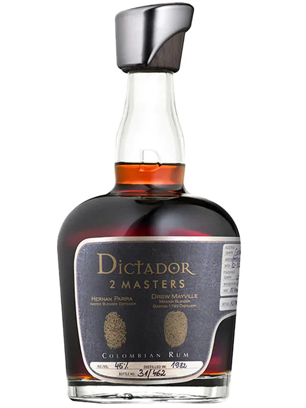 Buy Dictador Aged Rum 2 Masters Barton Blended 36 Year online at whiskeyshipped.com and have it shipped to your door nationwide.