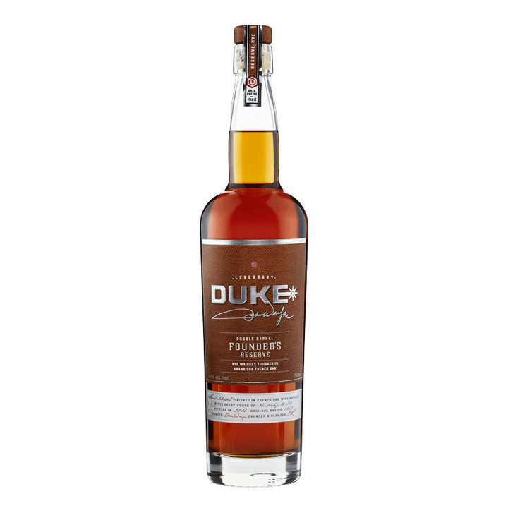 Buy Duke Double Barrel Founder's Reserve Rye Whiskey online at whiskeyshipped.com and have it shipped to your door nationwide.