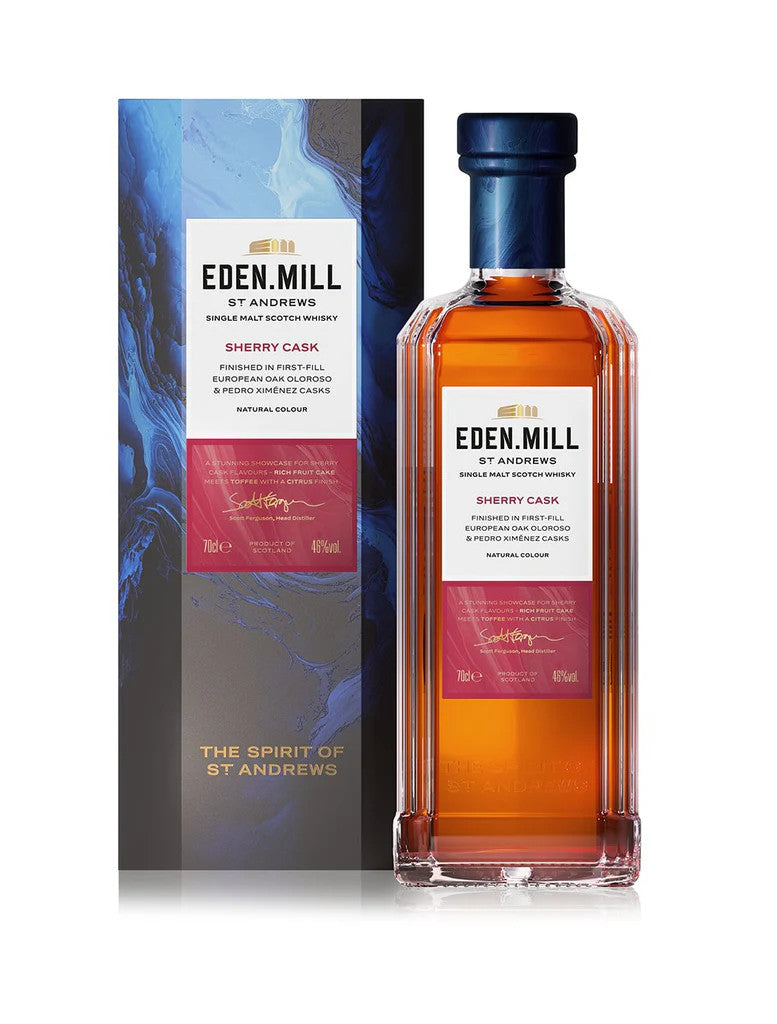 Buy Eden Mill Single Malt Scotch Whisky St. Andrews Sherry Cask online at whiskeyshipped.com and have it shipped to your door nationwide.