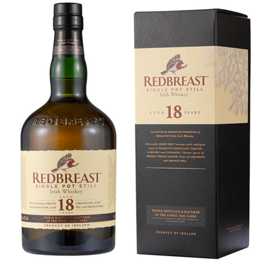Redbreast Single Pot Still Irish Whiskey 18 Year (750ml)