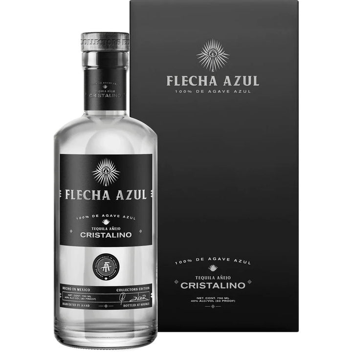 Buy Flecha Azul Tequila Añejo Cristalino Collector's Edition online at whiskeyshipped.com and have it shipped to your door nationwide.