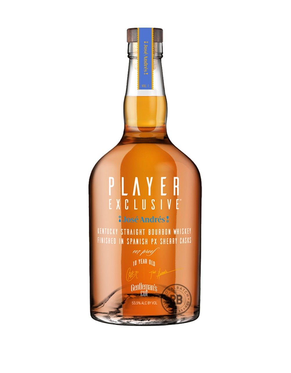Buy Gentleman's Cut Straight Bourbon Jose Andres Player Exclusive 10 Year online at whiskeyshipped.com and have it shipped to your door nationwide.