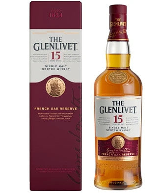 Buy The Glenlivet The French Oak Reserve 15 Year Old online at whiskeyshipped.com and have it shipped to your door nationwide.