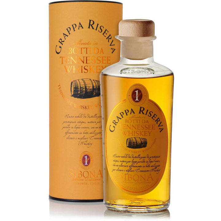 Buy Sibona Grappa Riserva Old Barrel Aged In Tennessee Whiskey Barrels online at whiskeyshipped.com and have it shipped to your door nationwide.