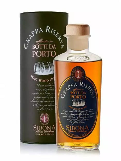 Buy Sibona Grappa Riserva Old Barrel Aged In Port Barrels online at whiskeyshipped.com and have it shipped to your door nationwide.