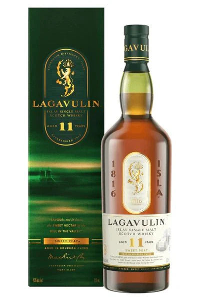 Buy Lagavulin 11 Year Sweet Peat Limited Edition Single Malt Scotch Whisky online at whiskeyshipped.com and have it shipped to your door nationwide.