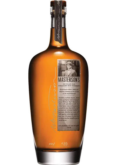 Buy Masterson's Canadian Straight Rye Whiskey 10 Year online at whiskeyshipped.com and have it shipped to your door nationwide.