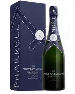 Buy Moet & Chandon Brut Imperial Pharrell Champagne Blue Edition online at whiskeyshipped.com and have it shipped to your door nationwide.