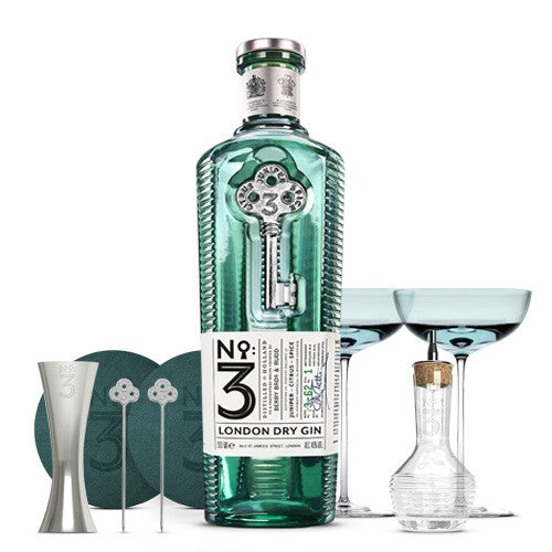 Buy No. 3 London Dry Gin x Globe-trotter Unrivalled Martini Case online at whiskeyshipped.com and have it shipped to your door nationwide.
