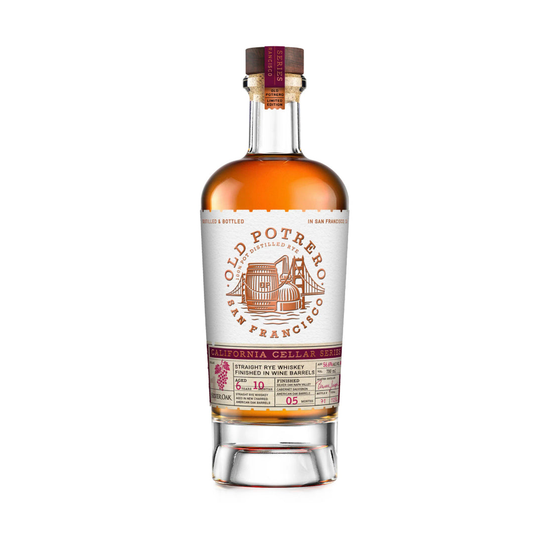 Buy Old Potrero Straight Rye Whiskey California Cellar Series Silver Oak 6 Year online at whiskeyshipped.com and have it shipped to your door nationwide.