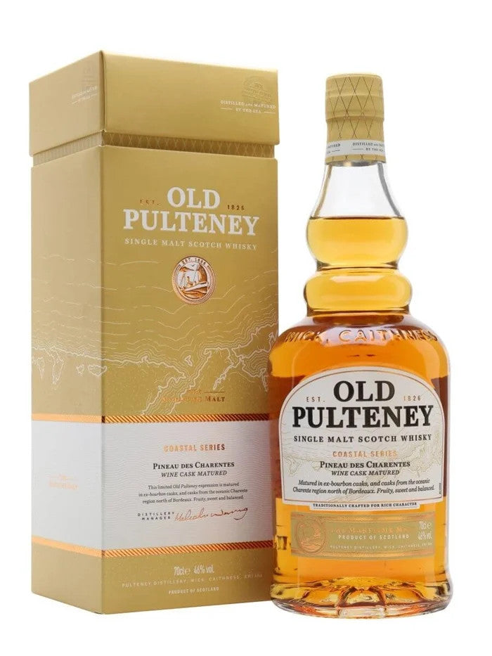 Buy Old Pulteney Pineau De Charentes Coastal Series Single Malt Scotch Whisky online at whiskeyshipped.com and have it shipped to your door nationwide.