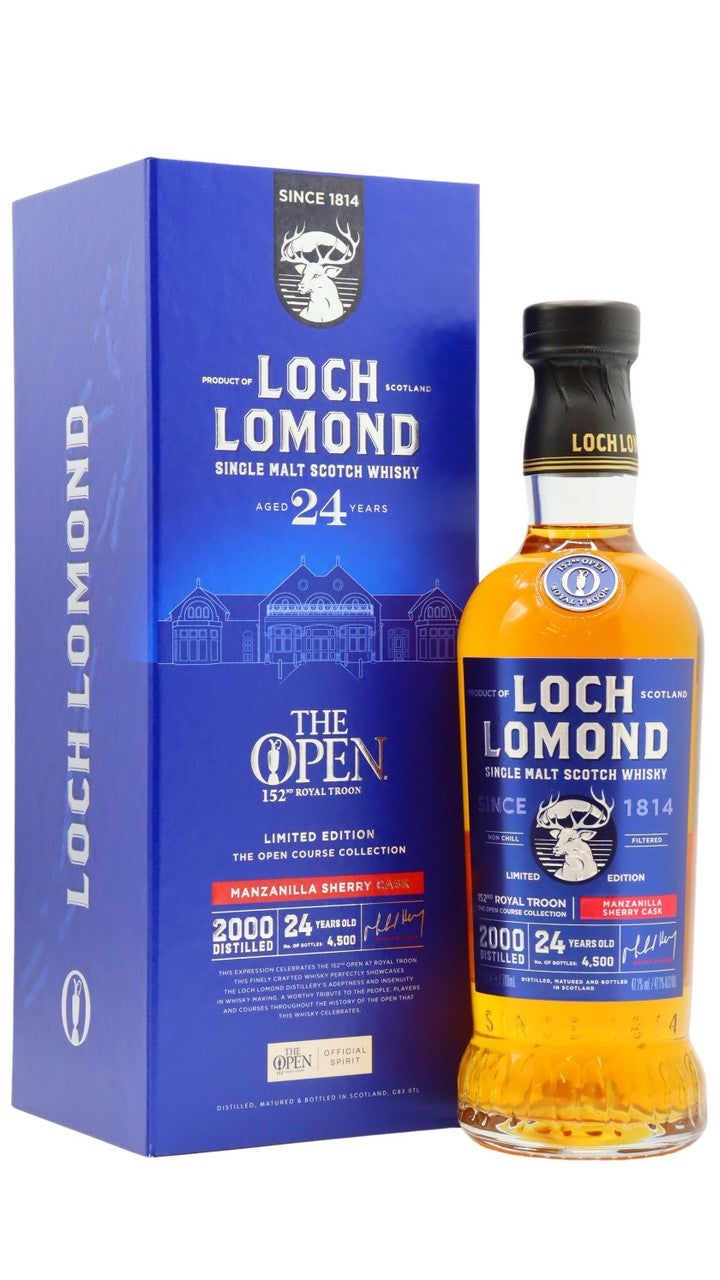 Buy Loch Lomond Single Malt Scotch Limited Edition The Open Course Collection 152nd Royal Troon 24 Year online at whiskeyshipped.com and have it shipped to your door nationwide.