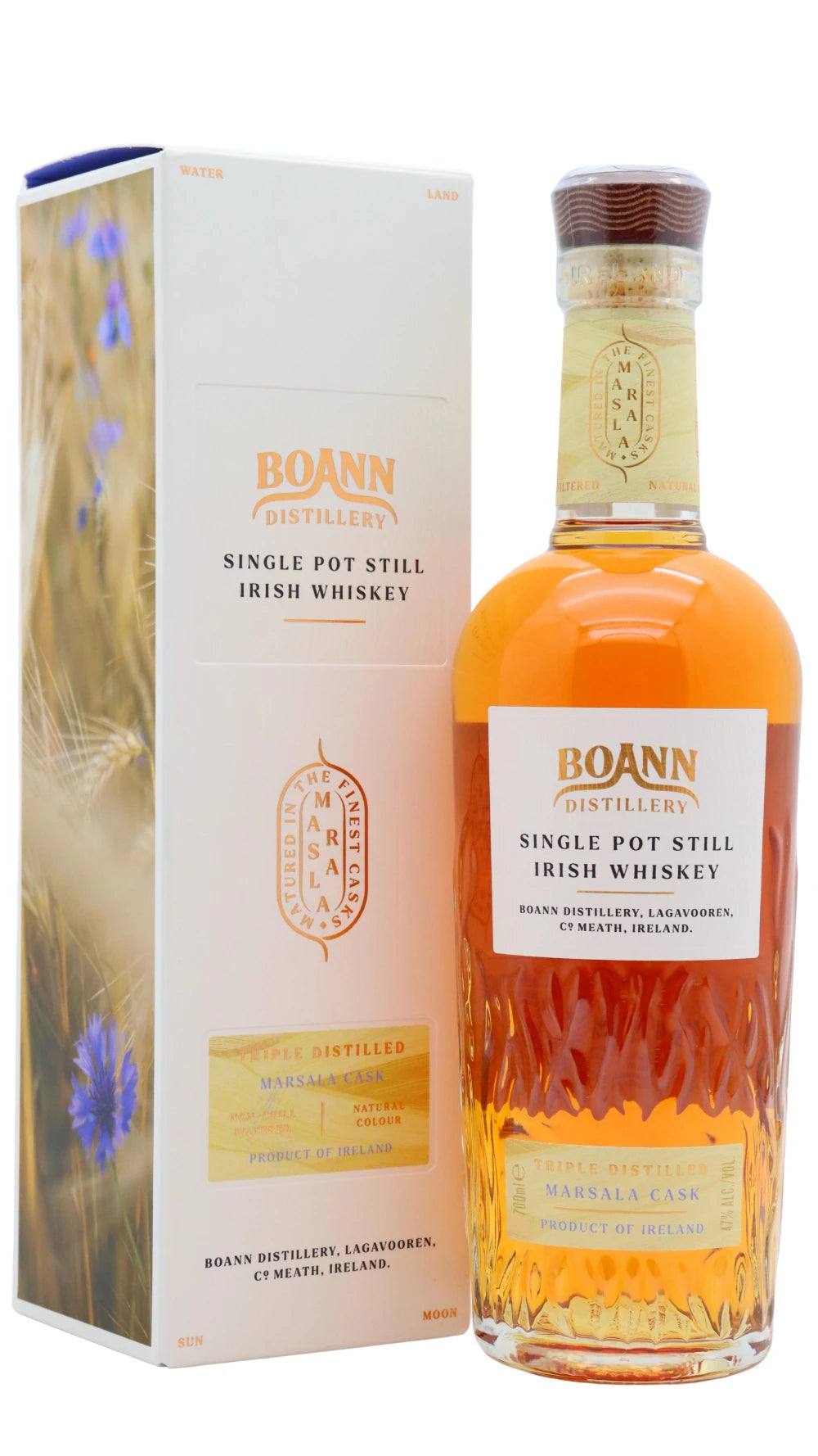 Buy Boann Distillery Marsala Cask Single Pot Still Irish Whiskey online at whiskeyshipped.com and have it shipped to your door nationwide.