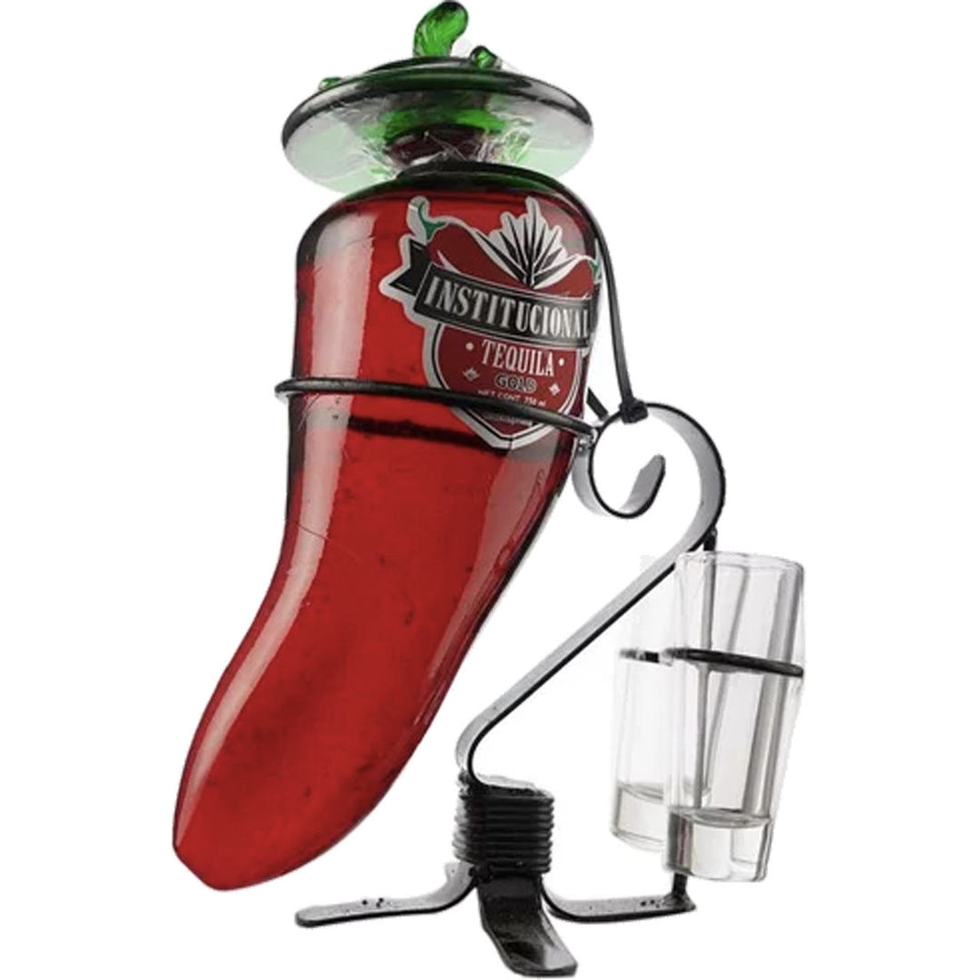 Buy Chili Pepper Gold Tequila with Shot Glasses online at whiskeyshipped.com and have it shipped to your door nationwide.