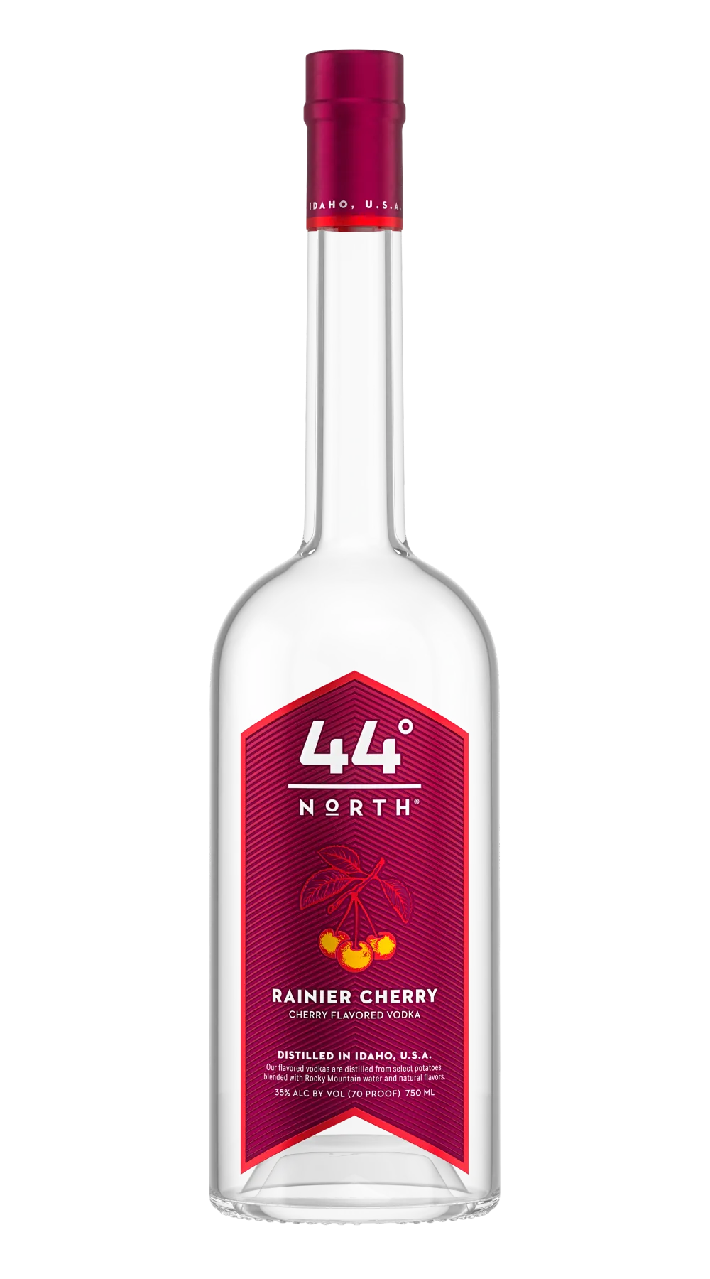 Buy 44 North Rainier Cherry Vodka online at whiskeyshipped.com and have it shipped to your door nationwide.