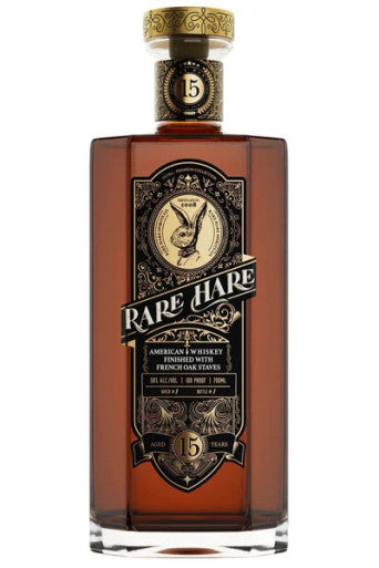 Rare Hare American Whiskey Finished With French Oak Staves 15 Year (750ml)