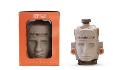 Catocho Aztec Reposado Tequila Ceramic Hand Painted (750ml)