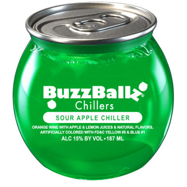 Buzzballz Sour Apple Chillers (187ml)