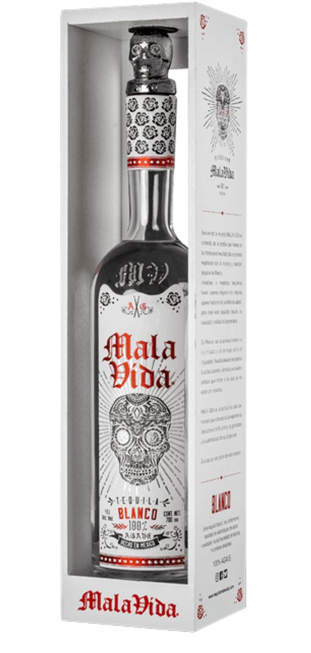 Buy Mala Vida Blanco Tequila online at whiskeyshipped.com and have it shipped to your door nationwide.