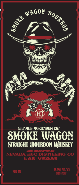 Buy Smoke Wagon "Bibamus Moriendum Est" Limited Halloween Bottle Edition online at whiskeyshipped.com and have it shipped to your door nationwide.