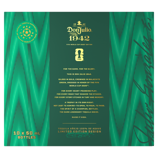 Buy Don Julio 1942 World Cup Limited Edition online at whiskeyshipped.com and have it shipped to your door nationwide.