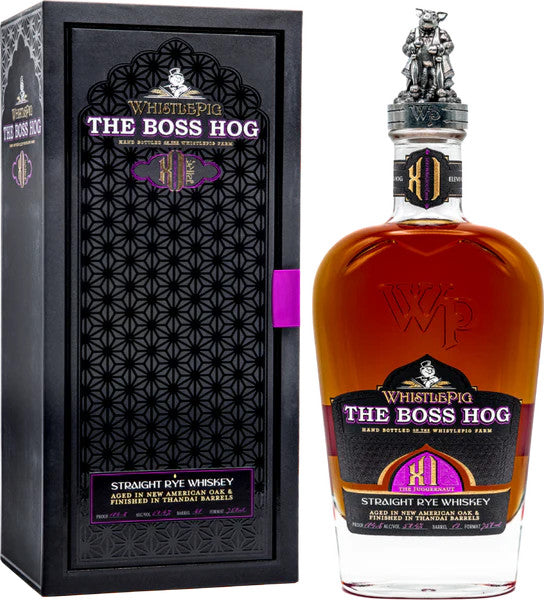 Buy Whistlepig The Boss Hog XI "THE JUGGERNAUT" online at whiskeyshipped.com and have it shipped to your door nationwide.