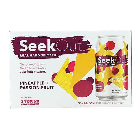 SeekOut Pineapple + Passion Fruit Cider 6-Pack Can (12oz)