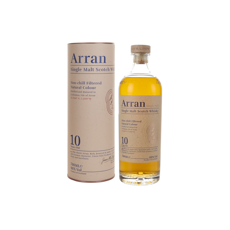 Buy Arran 10 year old Single Malt Scotch Whisky online at whiskeyshipped.com and have it shipped to your door nationwide.