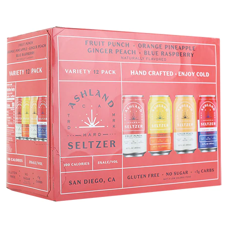Brand New Ashland Hard Seltzer Variety 12 Pack (12oz)