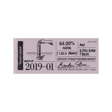 Booker's Bourbon 2019-01 “Teresa's Batch”