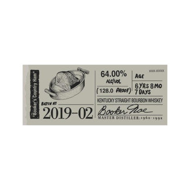 Booker's Bourbon 2019-02 “Booker's Country Ham”