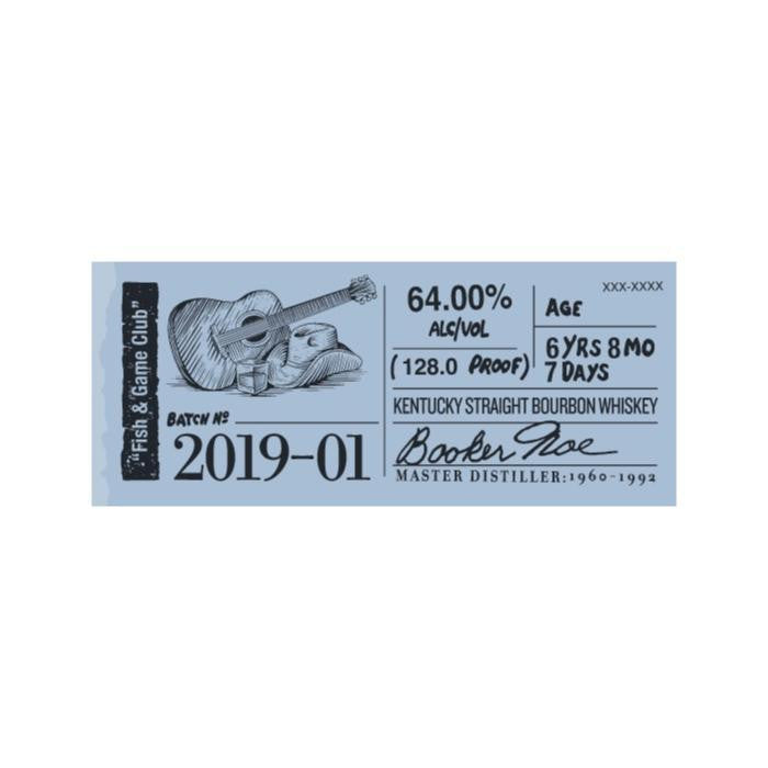 Booker's Bourbon 2019-01 “Fish & Game Club”