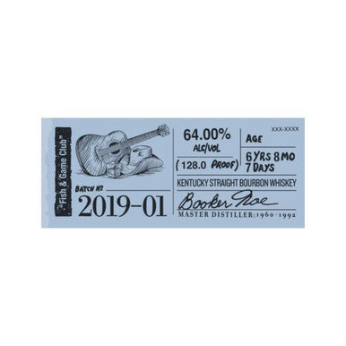 Booker's Bourbon 2019-01 “Fish & Game Club”