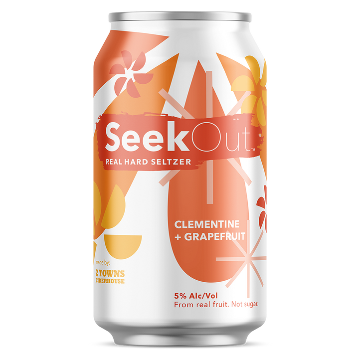 SeekOut Clementine Grapefruit  Cider 6-Pack Can (12oz)