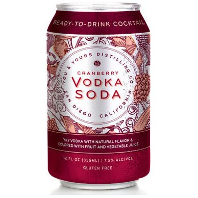 Cranberry Vodka Soda (4 Pack - 355ml)