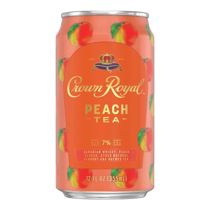 Buy Crown Royal Peach Tea Whisky Cocktail Can online at whiskeyshipped.com and have it shipped to your door nationwide.
