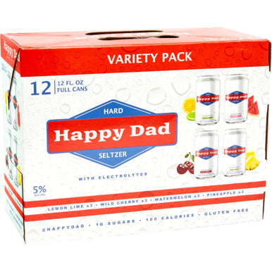 Happy Dad Seltzer 12 Pack Nelk Boys