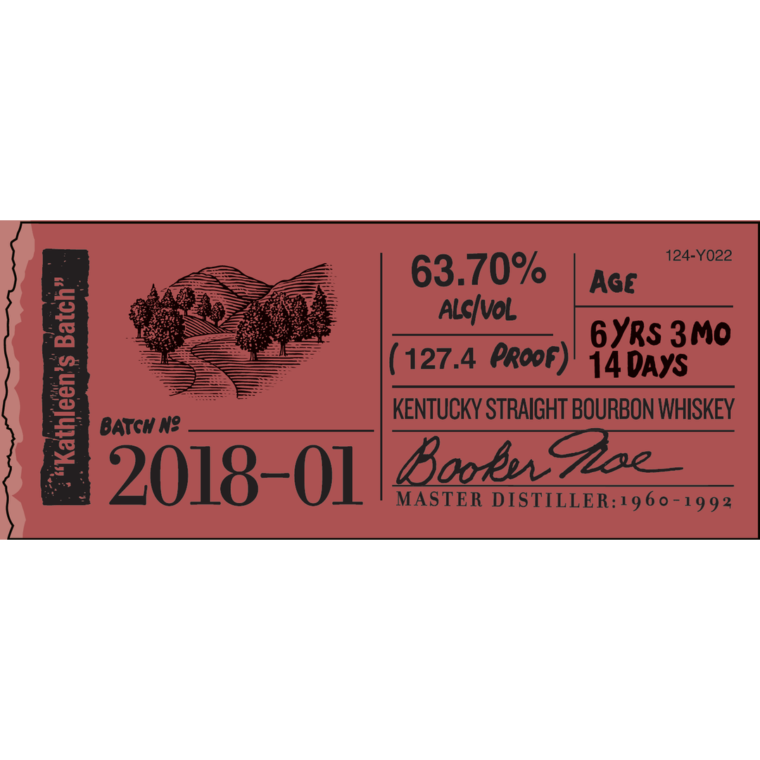Booker's Bourbon Batch 2018-1 "Kathleen's Batch"