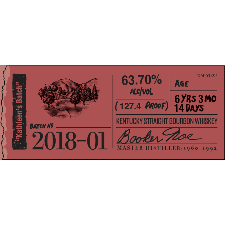 Booker's Bourbon Batch 2018-1 "Kathleen's Batch"