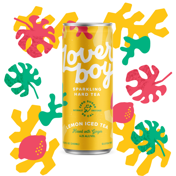 Buy Loverboy Sparkling Hard Tea Lemon Iced Tea online at whiskeyshipped.com and have it shipped to your door nationwide.