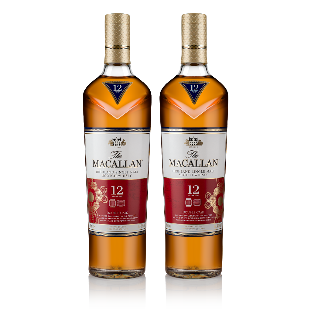 Buy Macallan 12 Double Cask Lunar New Year co-pack online at whiskeyshipped.com and have it shipped to your door nationwide