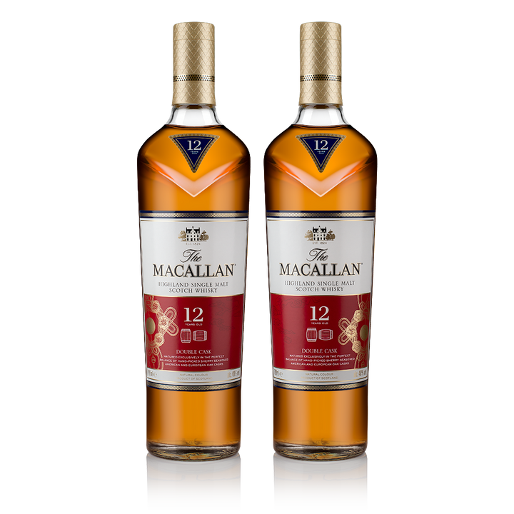 Buy Macallan 12 Double Cask Lunar New Year co-pack online at whiskeyshipped.com and have it shipped to your door nationwide