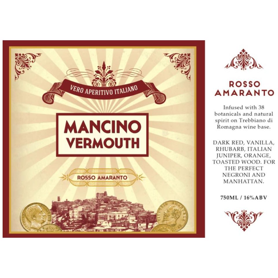 Mancino Rosso Amaranto Vermouth (750ml)