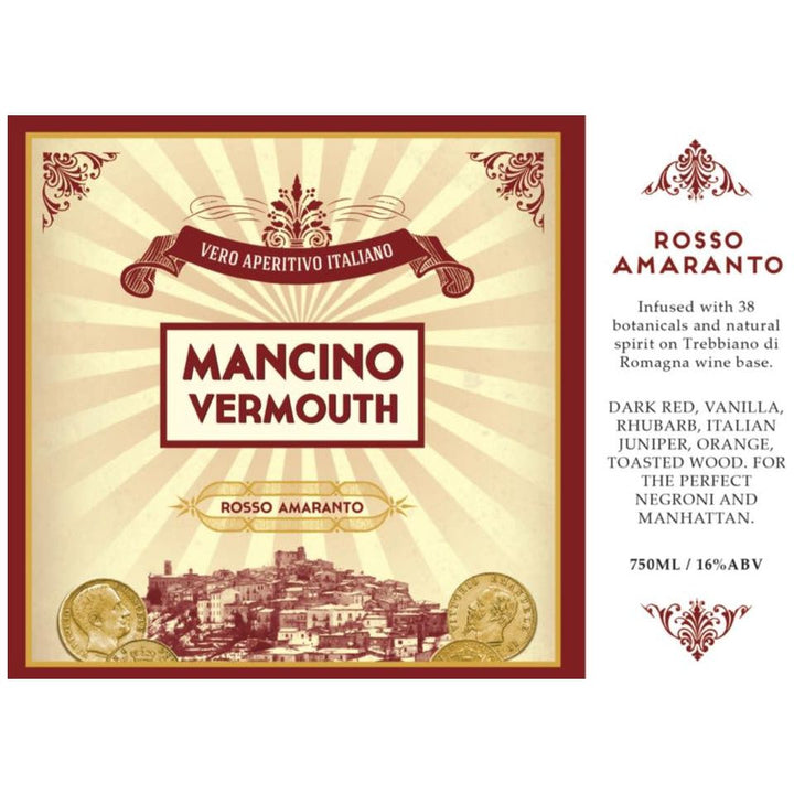 Mancino Rosso Amaranto Vermouth (750ml)