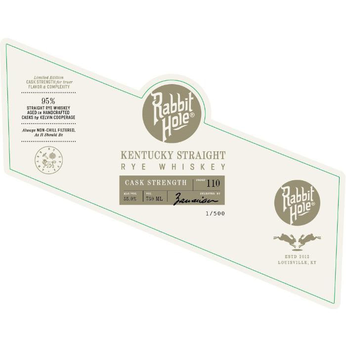 Rabbit Hole Cask Strength Rye