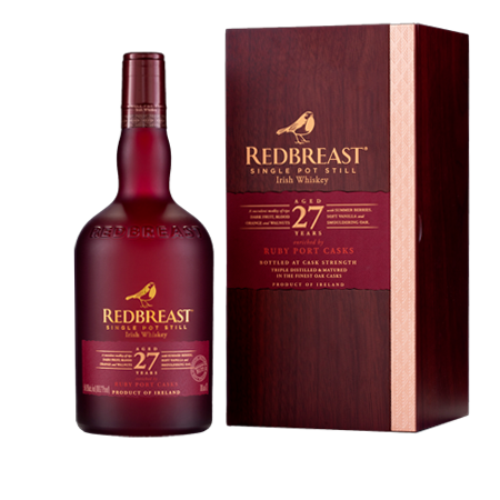 Buy RedBreast Single Pot Still 27 Year old Ruby Port Casks (750ml) online at whiskeyshipped.com and have it shipped to your door nationwide.