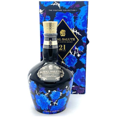 Royal Salute "The Couture Collection 1" 21 Year Old Scotch Whiskey "Richard Quinn Edition: Black" (750ml)